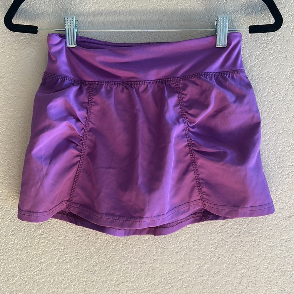 Girls purple champion skirt